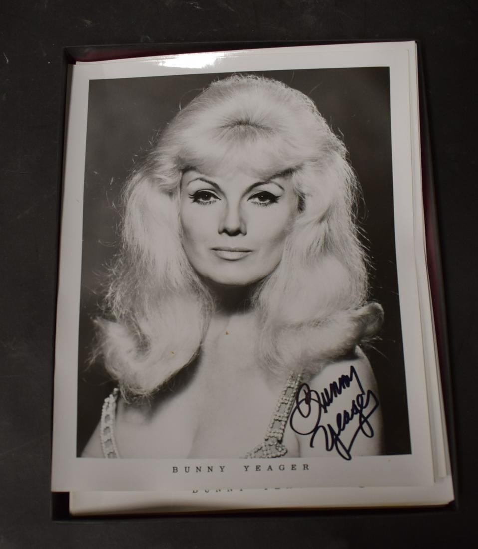 (51) 8x10 Bunny Yeager Head Shots. (21) Sgd.: 8x10 Double Stock. (51) Photos Bunny Yeager Self Portrait Head Shots. (21) of Them Sgd. Bunny Yeager.