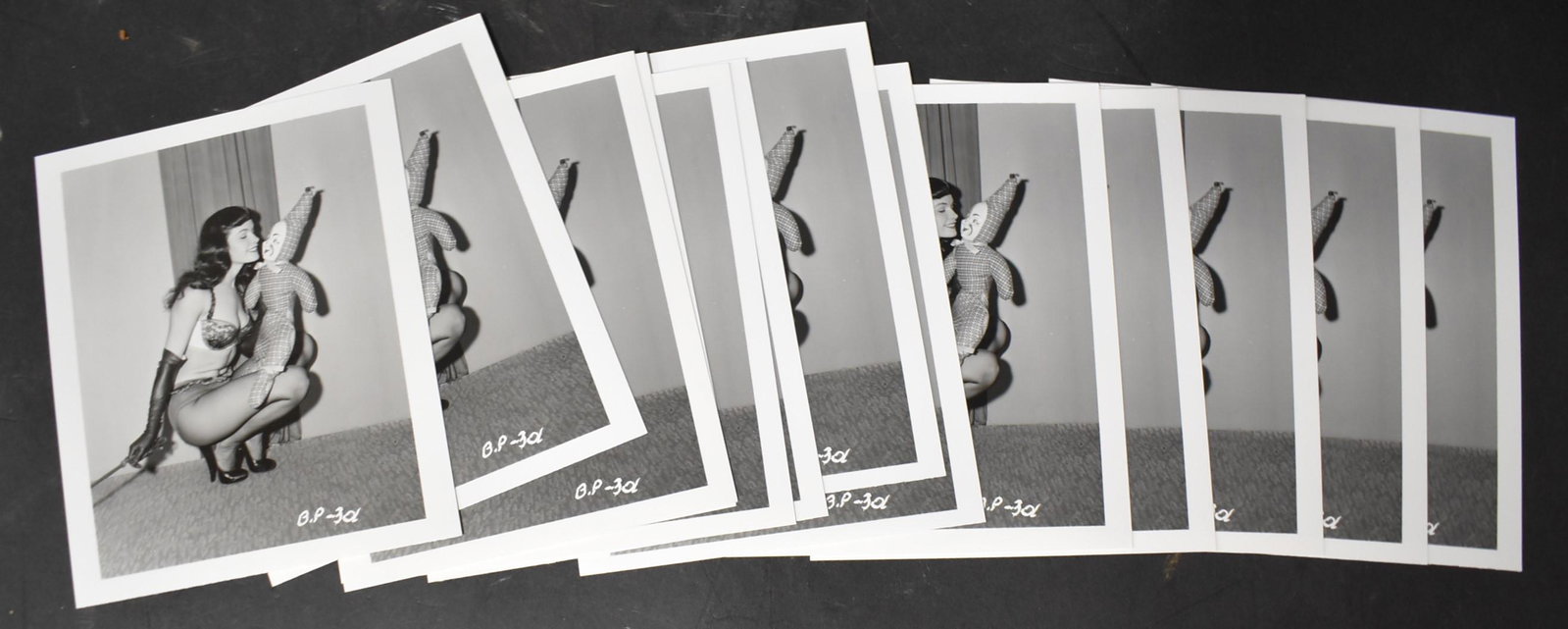 (13) Bettie Page Photos By Paula Klaw.: All The Same Pose 4 1/4 x 5