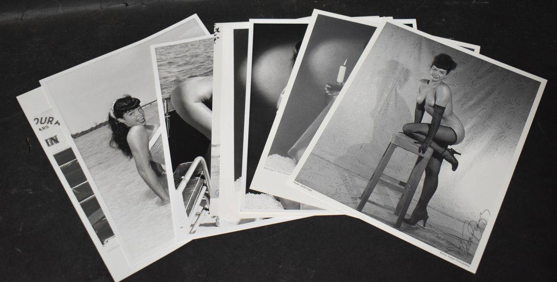 (10) 8x10 Photos Bettie Page . (1 of 3)
