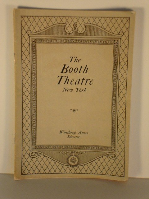 HUMPHREY BOGART PROGRAM: Program for The Booth Theatre's production of Saturday's Children, A comedy in Three Acts in which Bogart is listed sixth on the cast list beneath Ruth Gordon and Frederick Perry. He appears as Rims O