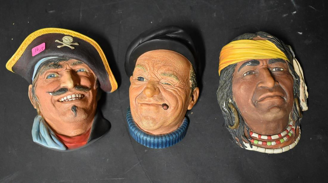 Three Bossons Wall Plaques inc. Boatman (1 of 3)