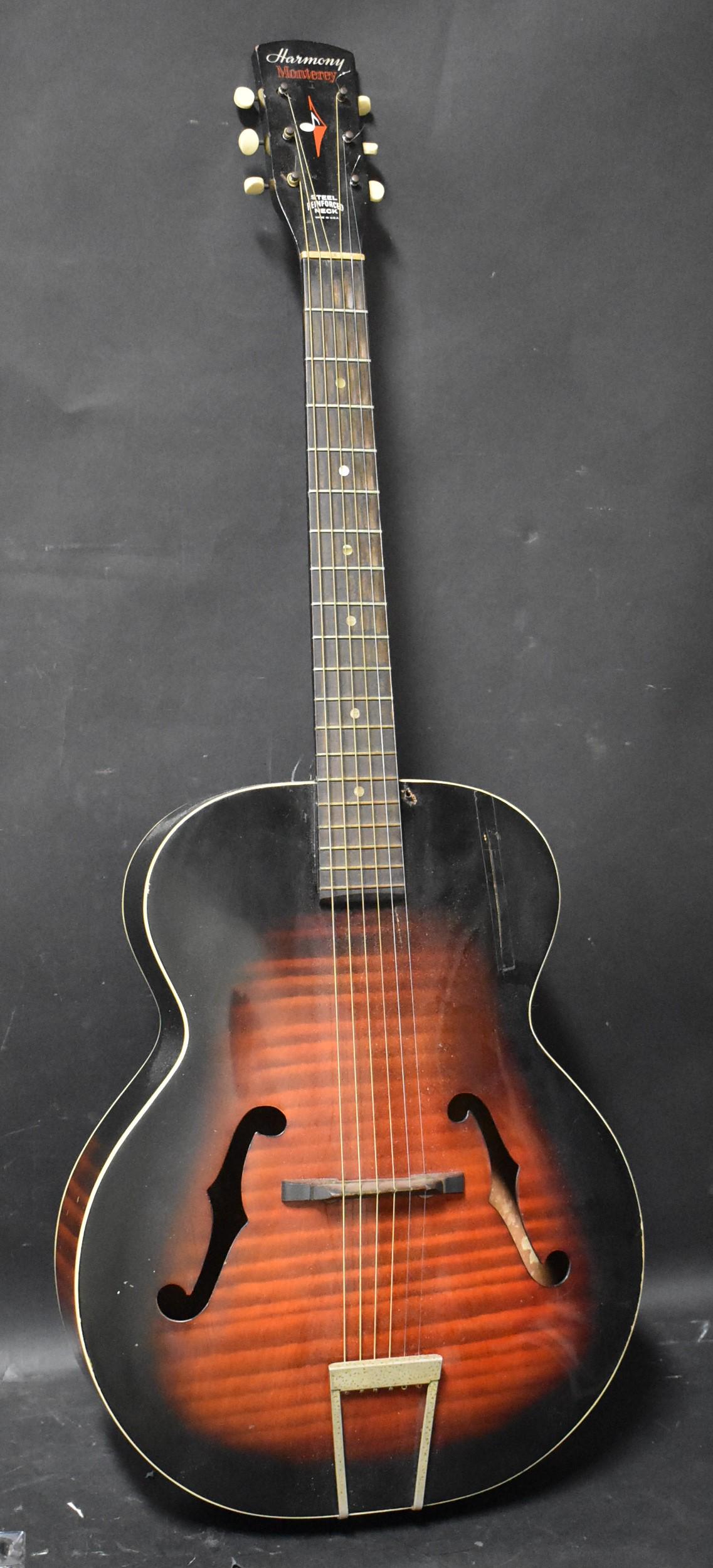 Antique Harmony Monterey Acoustic Guitar (1 of 6)