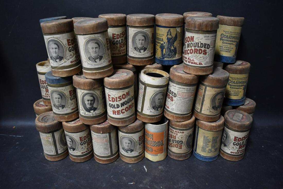Edison Records for Phonograph Player.(Approx. 30) (1 of 6)
