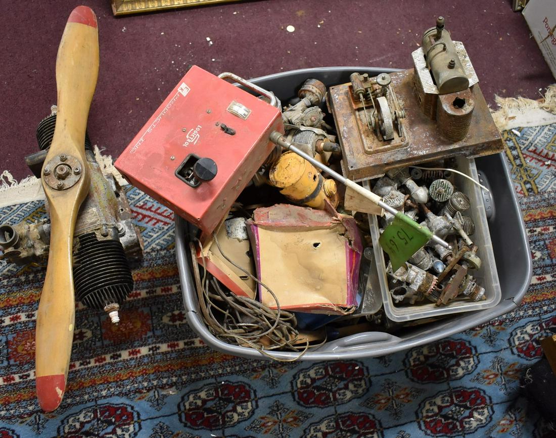 Large as is Lot of Model Engines (50) (1 of 7)