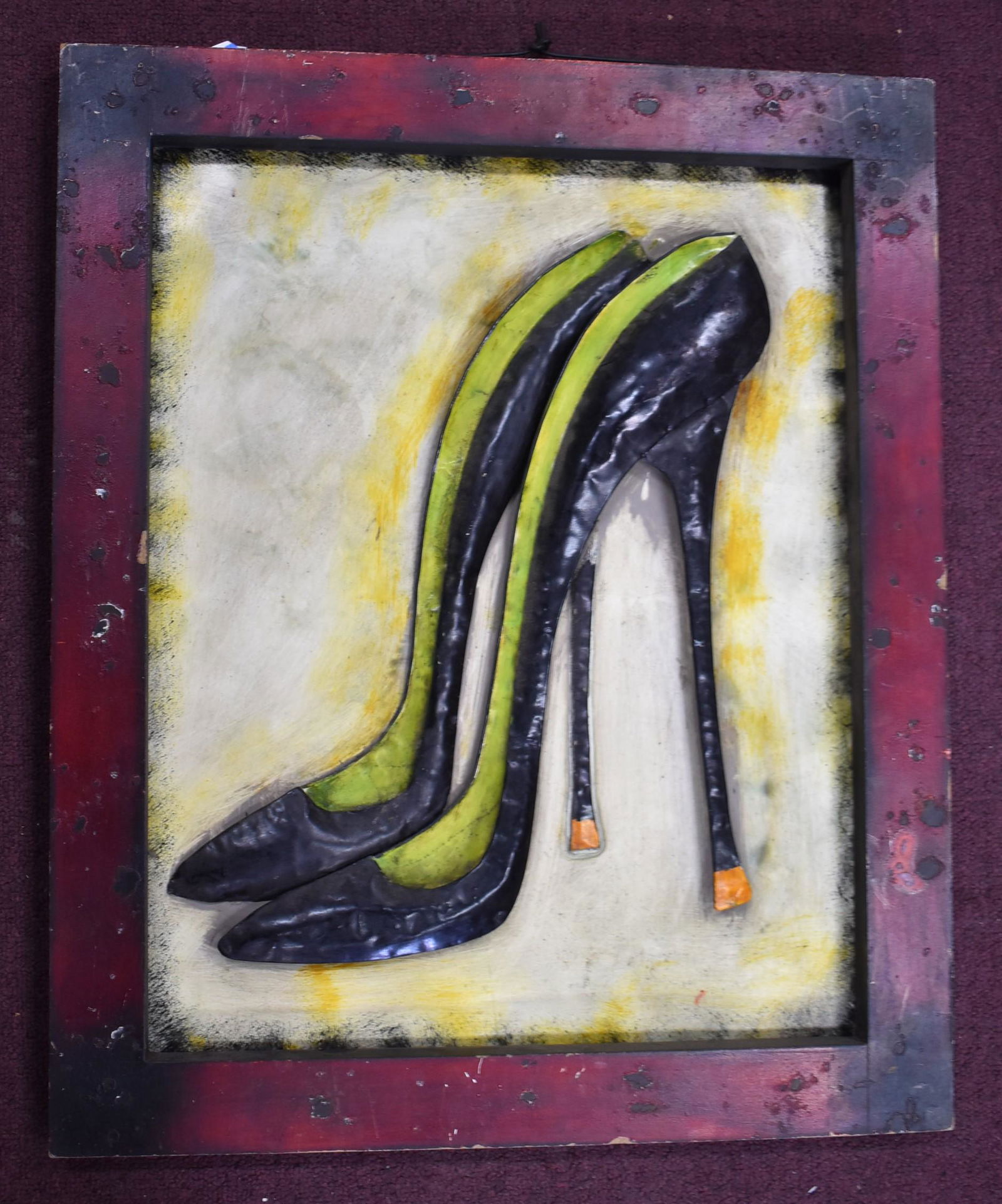 Shoe Shop Sculptured Metal Sign (1 of 2)
