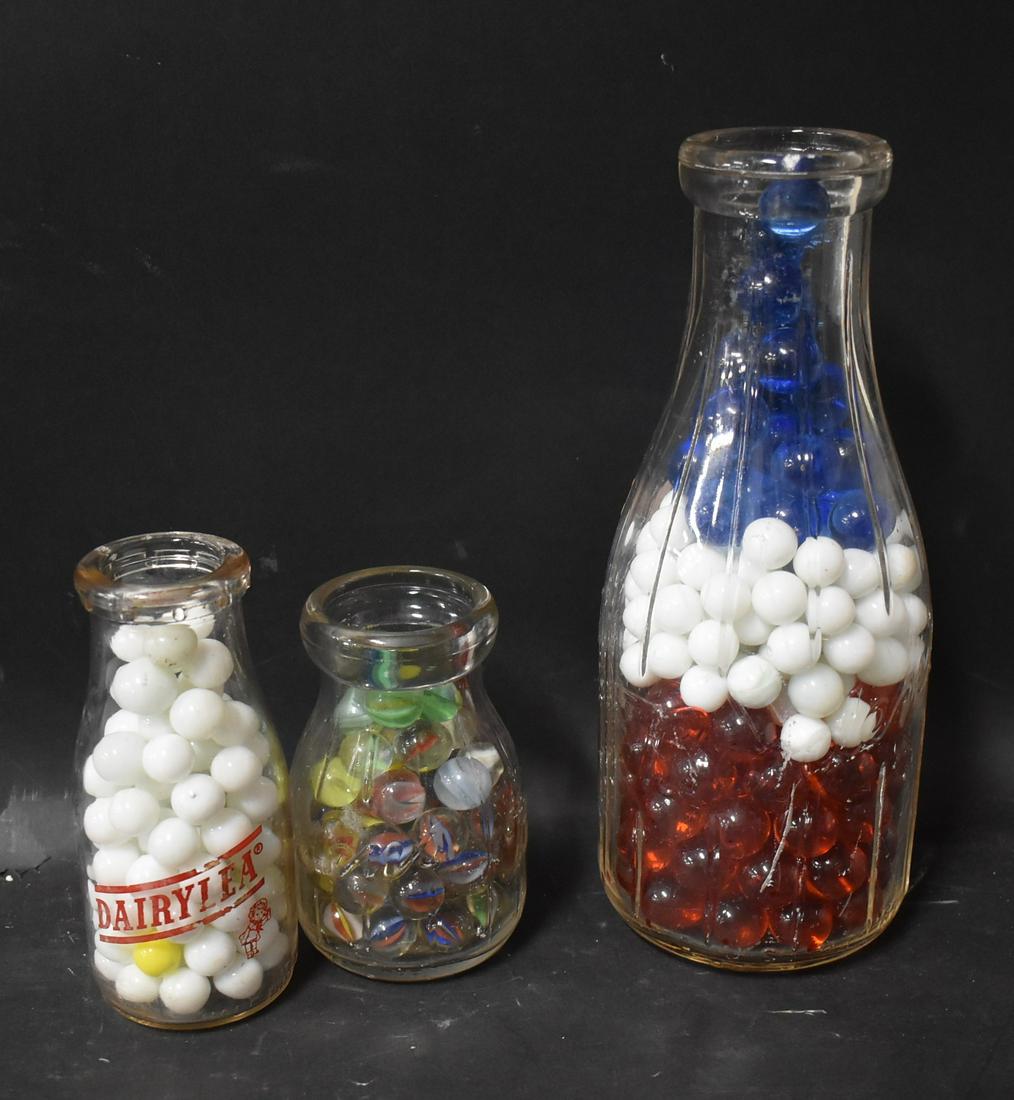 Antique Marbles in Milk Bottles (3) (1 of 1)