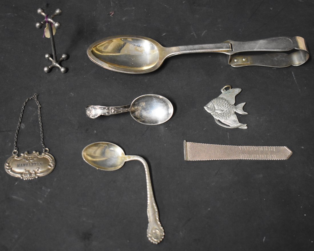 Sterling Silver & Silver Plate Dealer's Lot (7) (1 of 13)