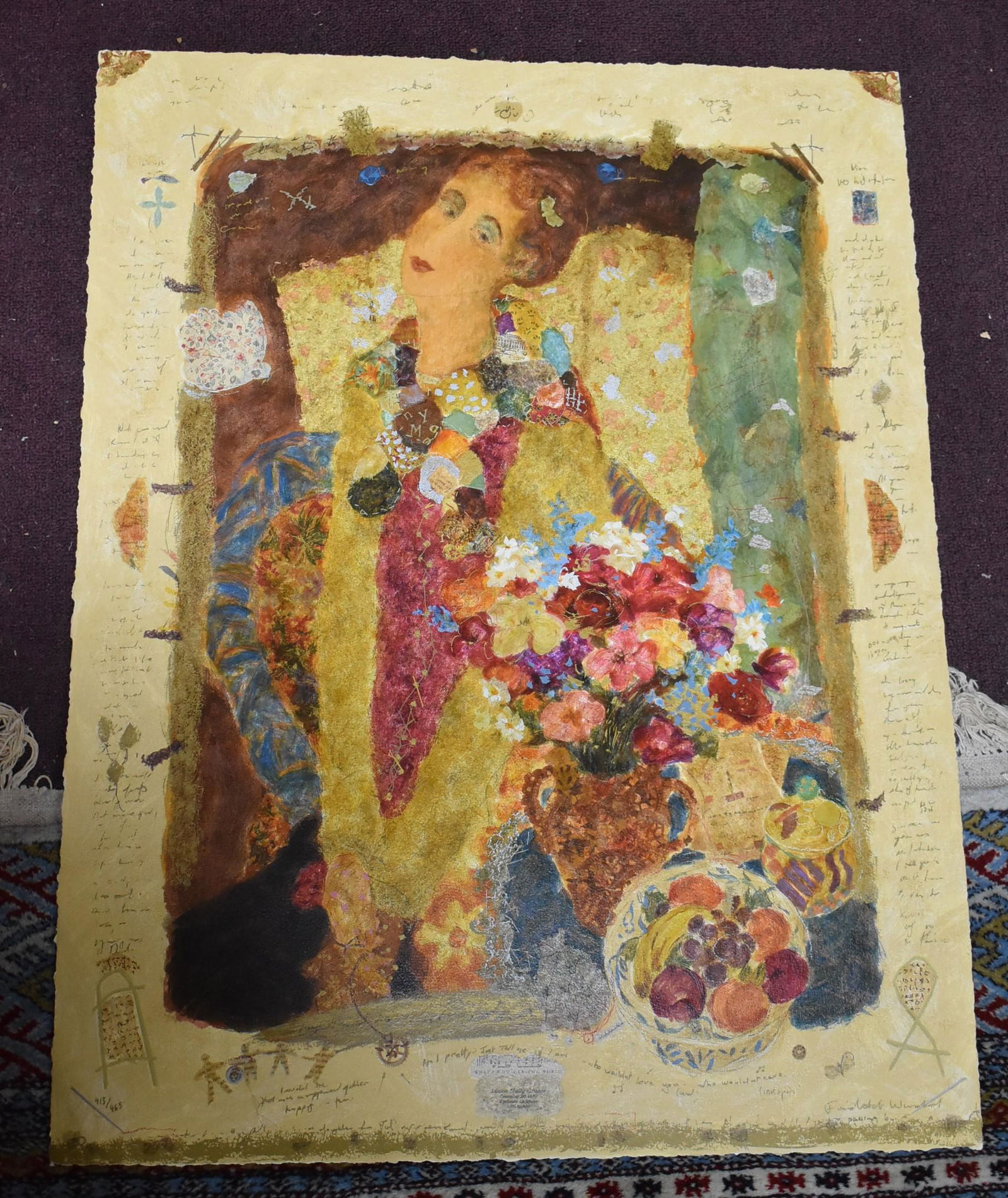 "What a Wonderful World" Roy Woodard Sgd. Serigraph (1 of 3)