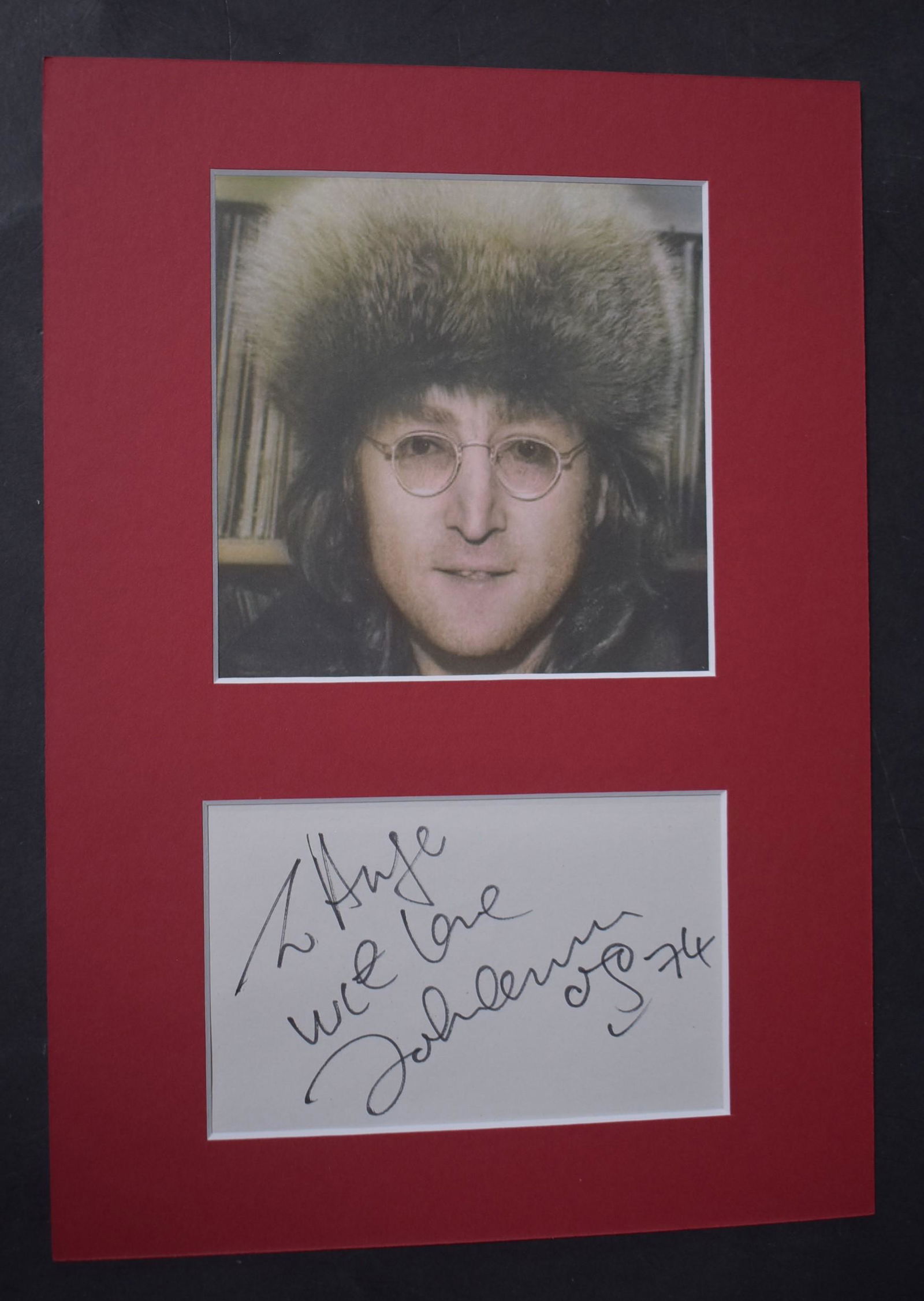 John Lennon 1974 'Auge' (1 of 2)