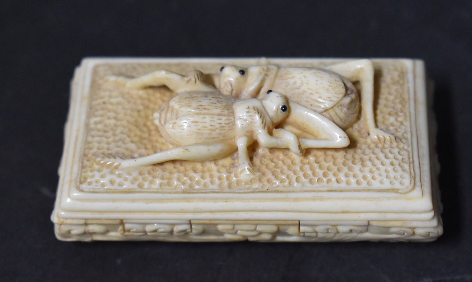 Oriental Box. Bugs on Lid. (1 of 5)