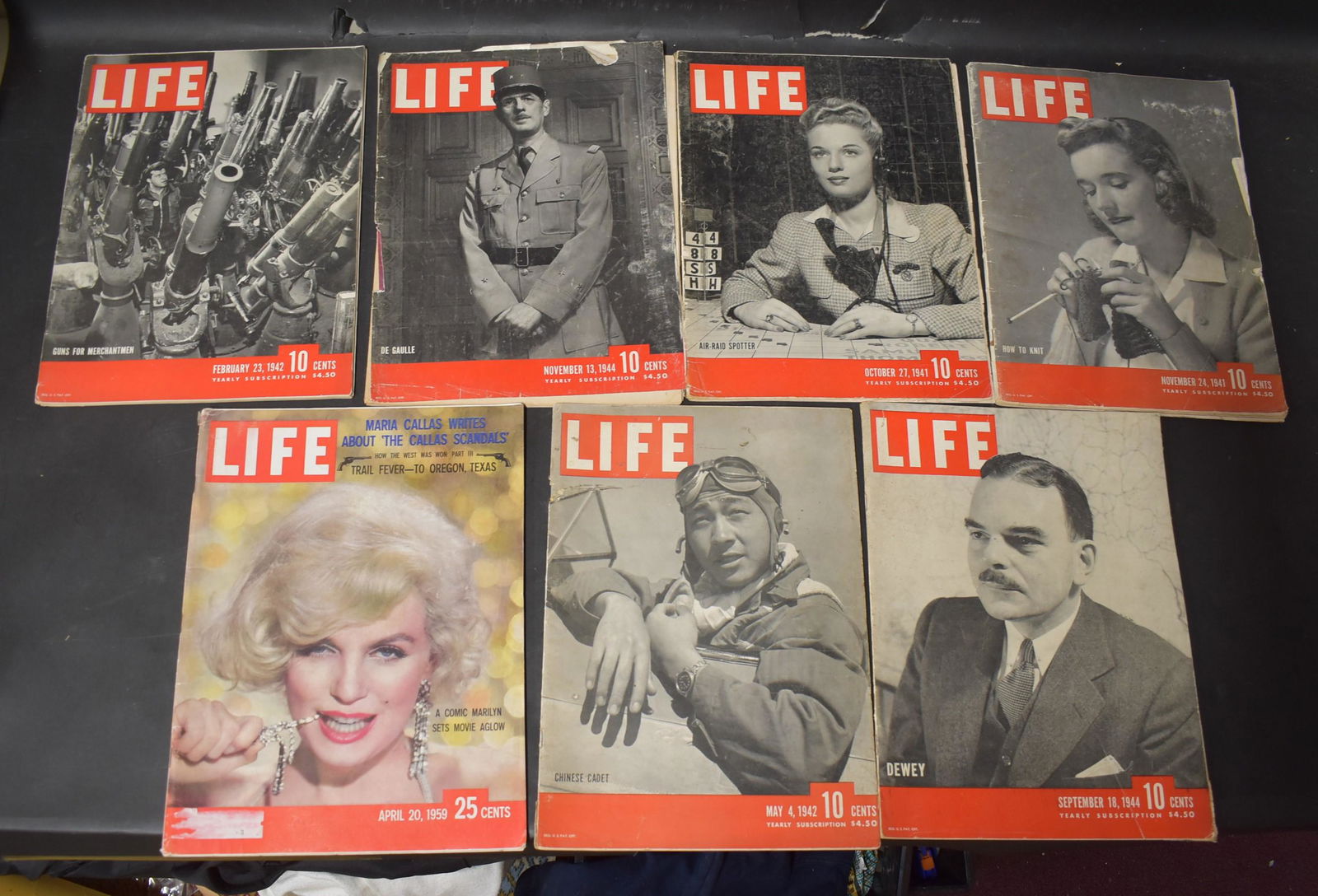 WWII ERA Life Magazines (7) (1 of 1)