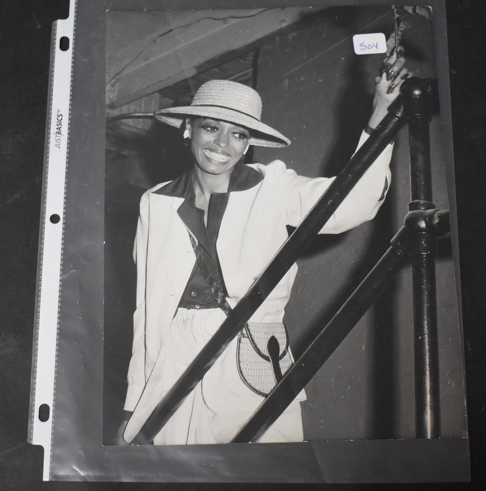 Diana Ross Photo by Irv Steinberg: With back stamp for photographer. Globe Photos, NY. 8 x 10.