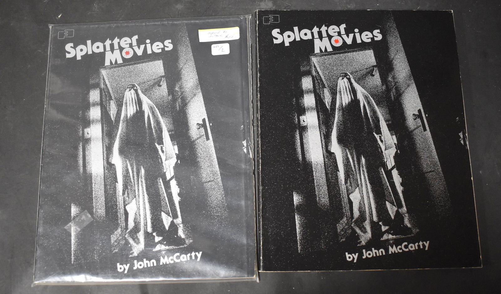 John McCarty Autographed Splatter Movies Books (2) (1 of 1)