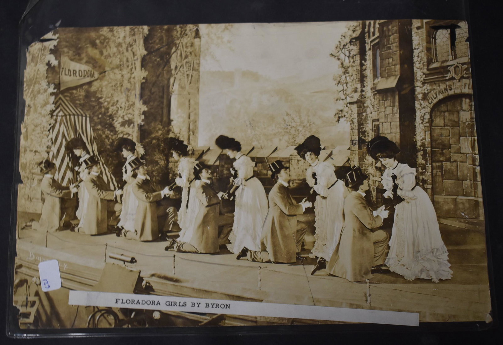 Photograph Floradora Girls by Byron 1923: With back stamp, studio stamp, and date stamp. 11.75 x 7.75.