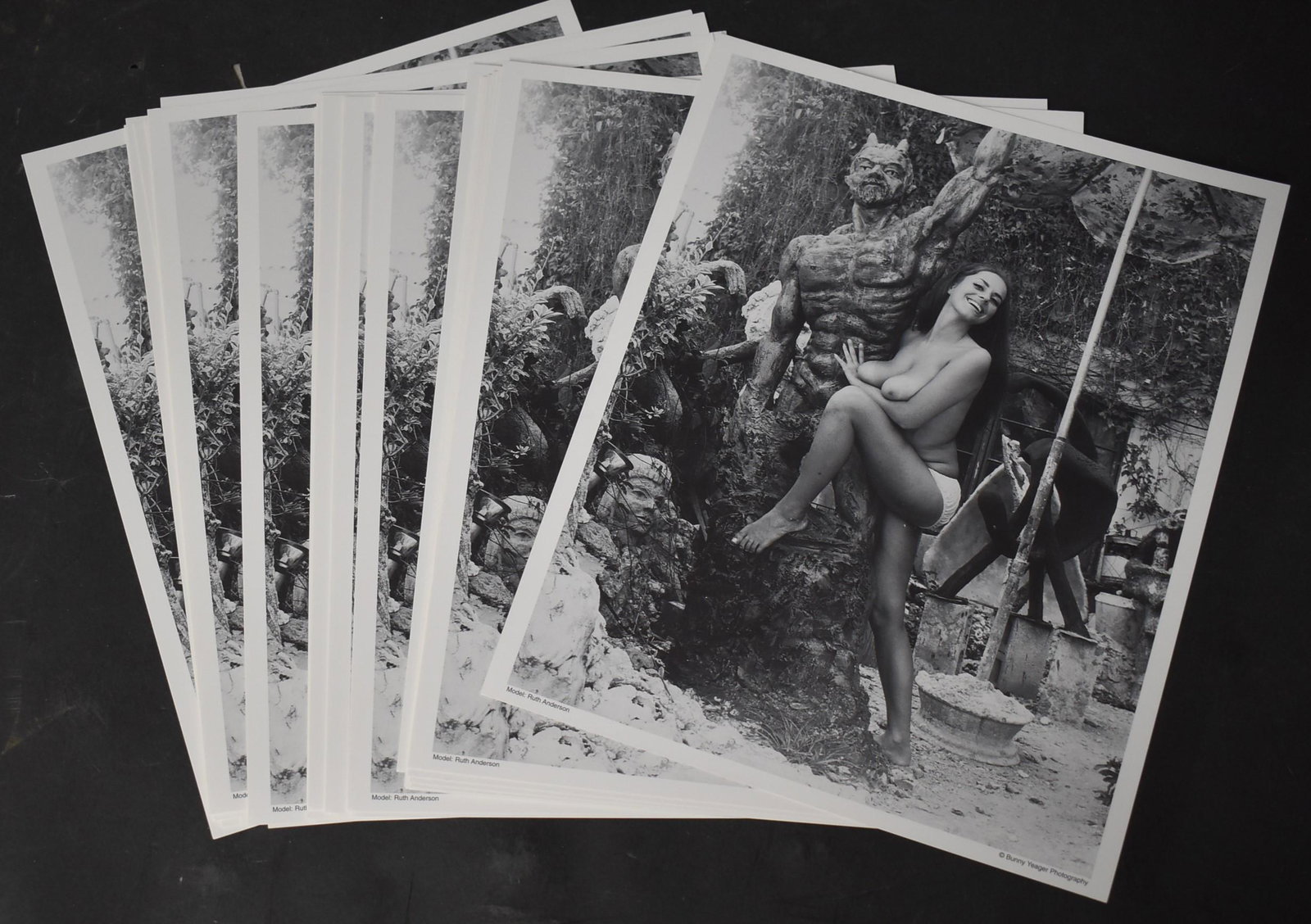 Bunny Yeager Photographs (30): Same model, same pose. All 8 x 10.
