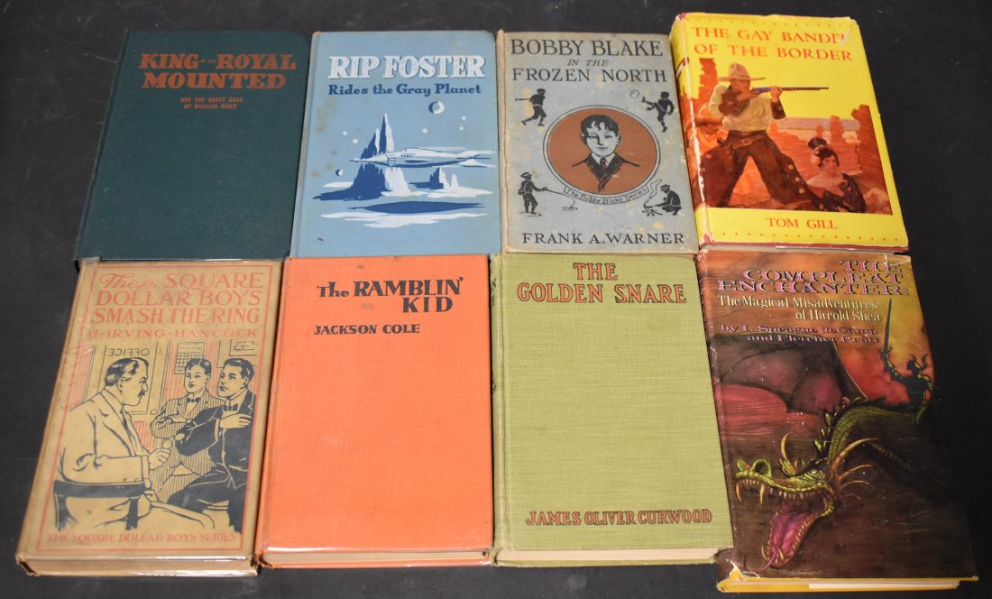 Young Readers' Book Lot (8): Includes King of the Royal Mounted and the Ghost Guns of Roaring River, by Zane Grey; Rip Foster Rides the Gray Planet, by Blake Savage; Bobby Blake in the Frozen North, by Frank A. Warner; The Comple