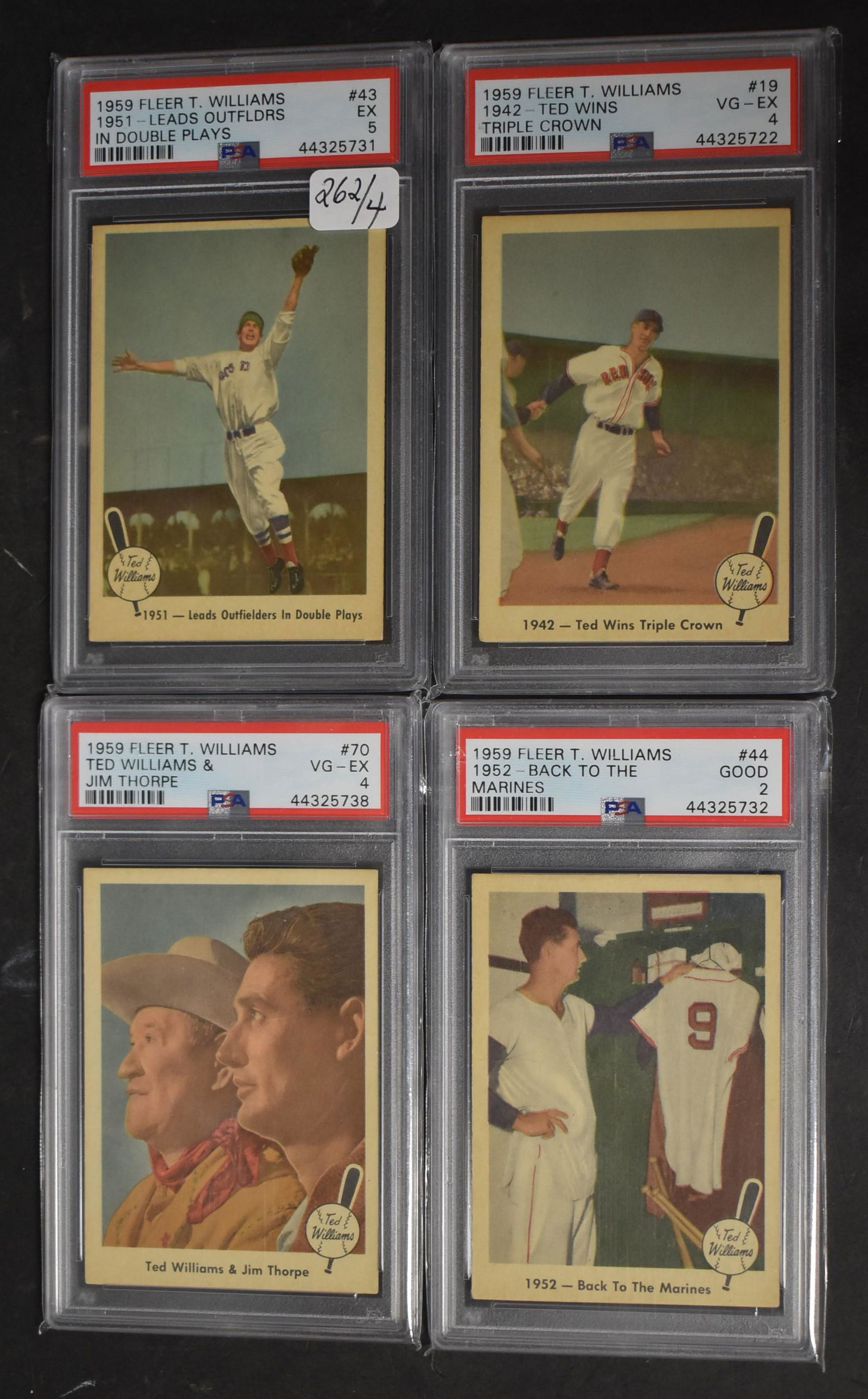 1959 Fleer Ted Williams (4) PSA Graded (1 of 2)