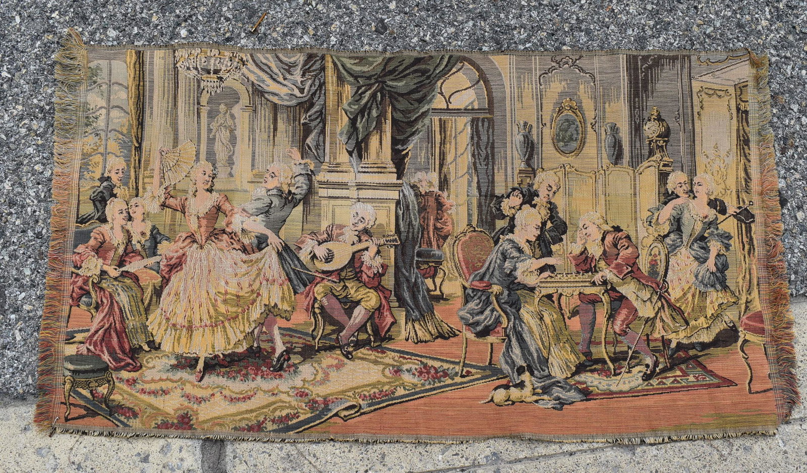 Belgium Made Tapestry: Size 21"H x 36"W