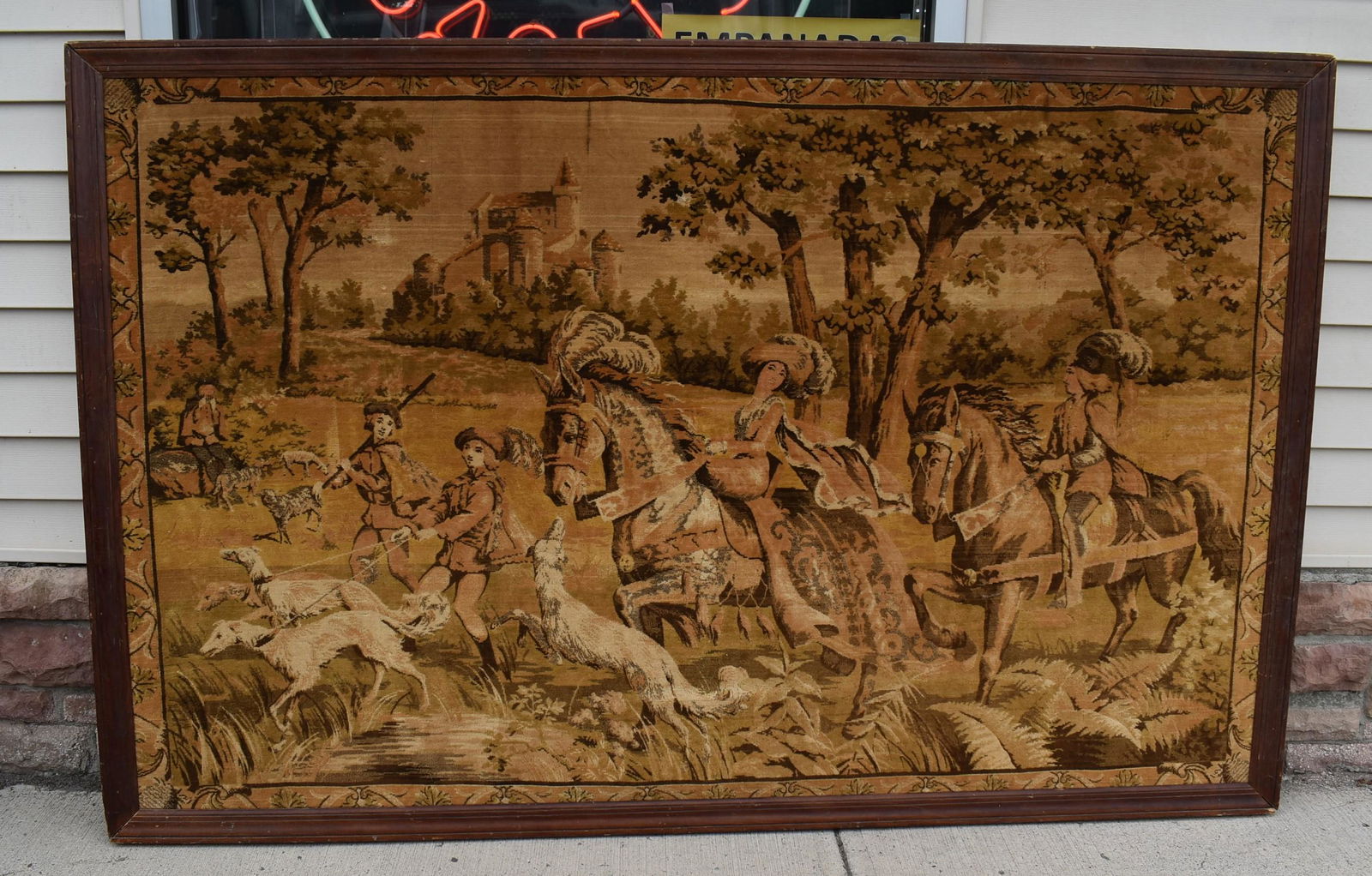 Large Framed Tapestry (1 of 5)