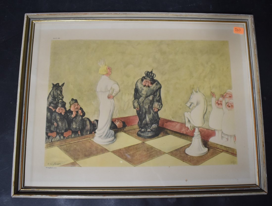 Robert Hogfeldt Original Print. Sgd. in the Plate (1 of 3)