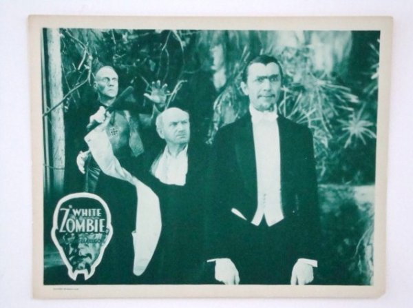 WHITE ZOMBIE LOBBY CARD: R38, Lugosi, 11 x 14 VF (tiniest rip lower right corner- probably visible in photo