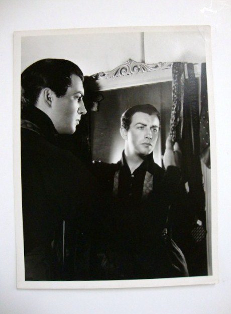 1937 TED ALLEN PHOTO ROBERT TAYLOR: Back stamp for MGM- Ted Allen Dated May 1937, Typed publicity snipe for his role in The Gorgeous Hussy with Joan Crawford and James Stewart 10x 13