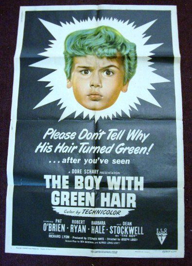 THE BOY WITH GREEN HAIR MOVIE POSTER
