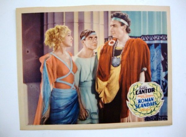 ROMAN SCANDALS LOBBY CARD: United Artists, 1933, Eddie Cantor, Elting, Stuart 11 x 14 VF