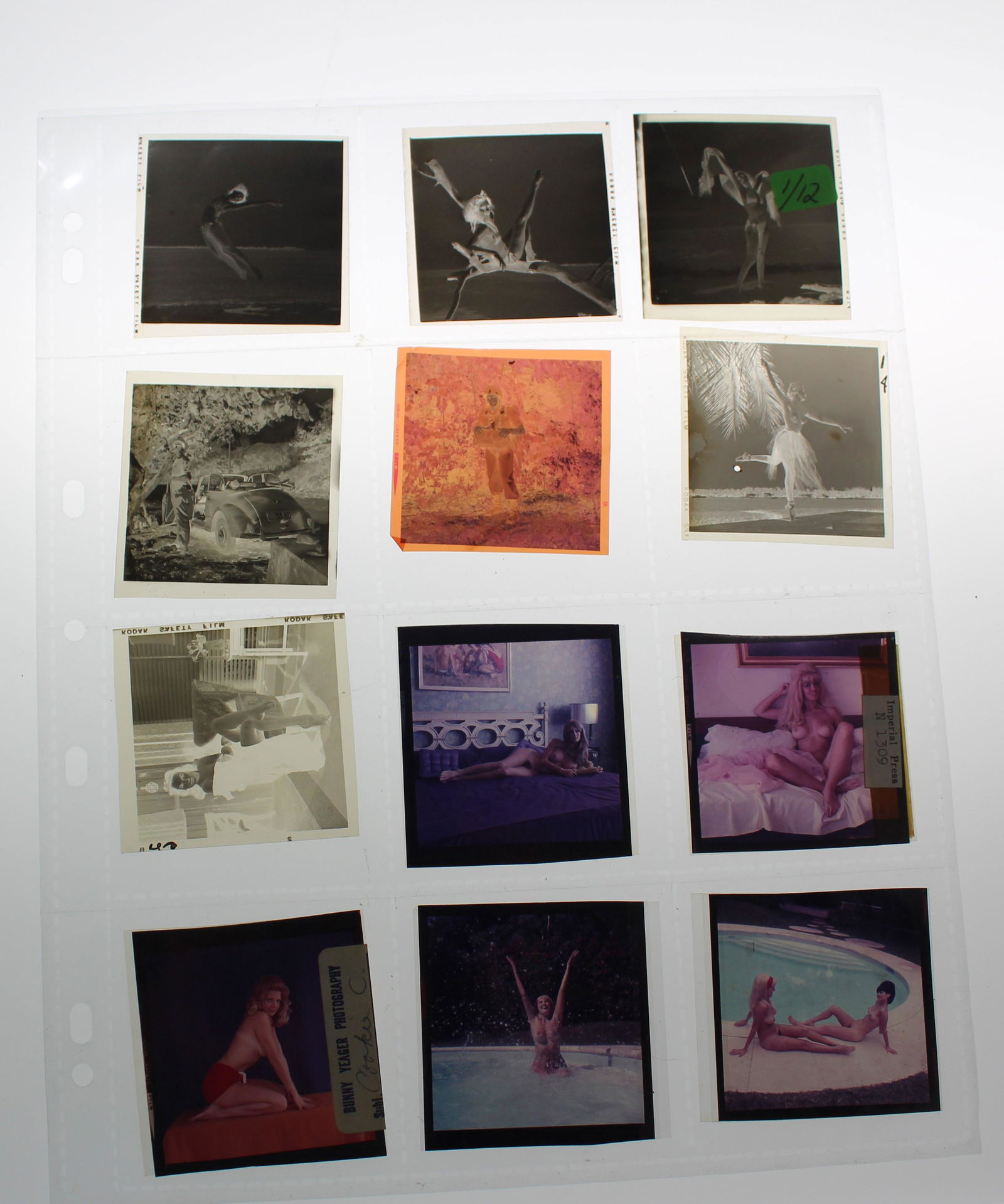 (12) 3x3 Negatives Various Models. (1 of 3)