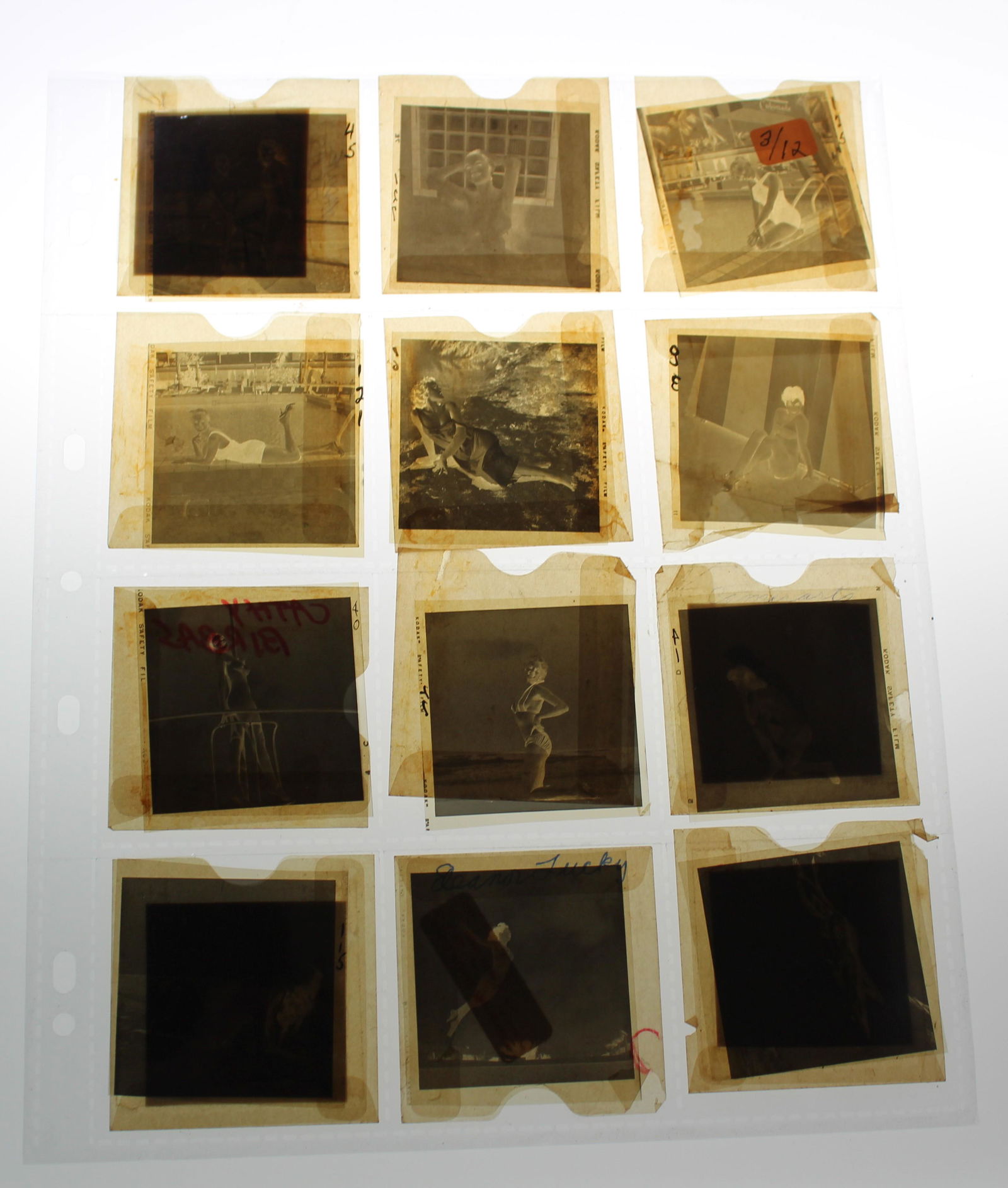 (12) 3x3 Negatives Various Models. (1 of 5)