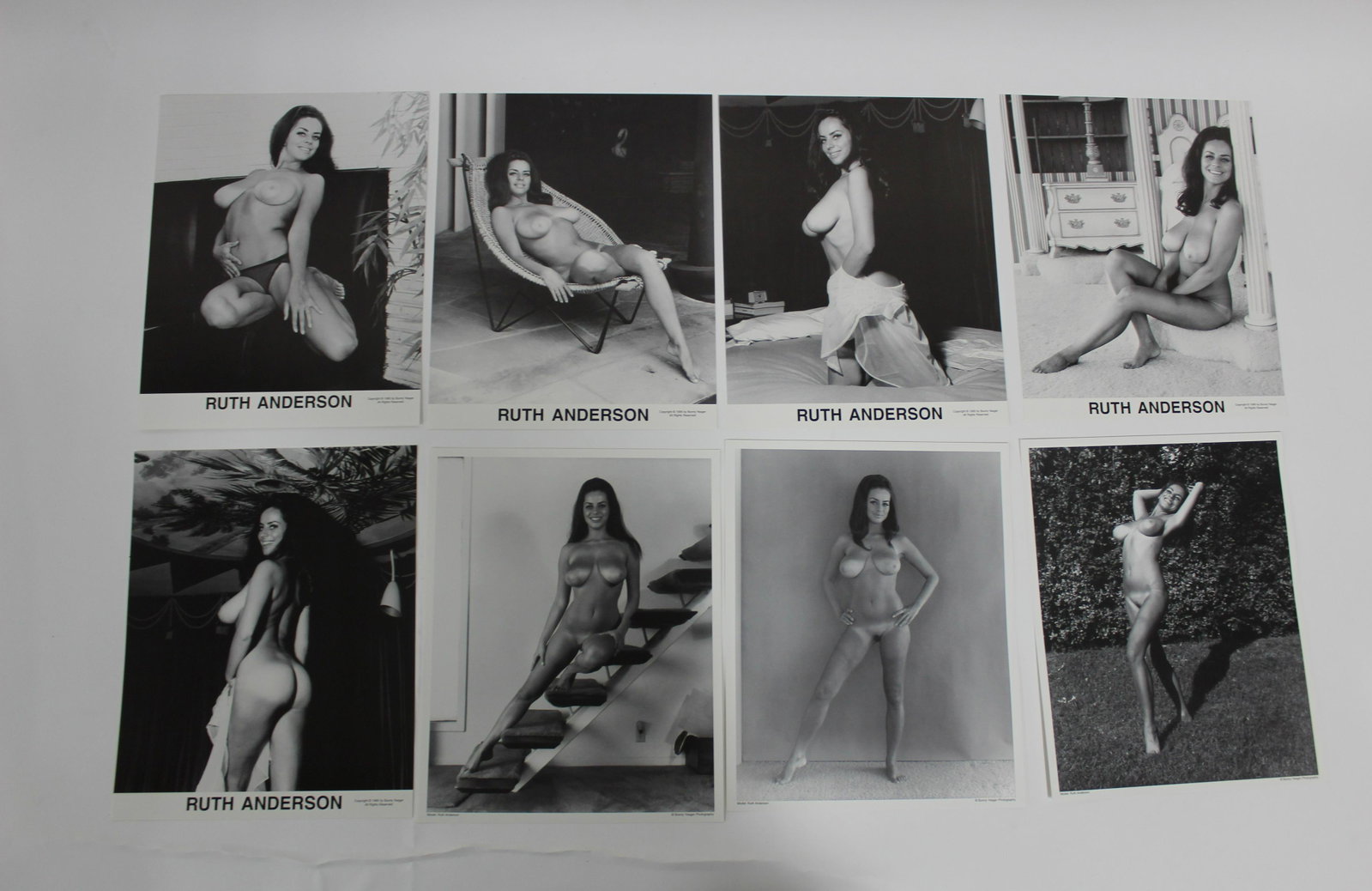 Ruth Anderson Photos (8): All different shots. 8 x 10.