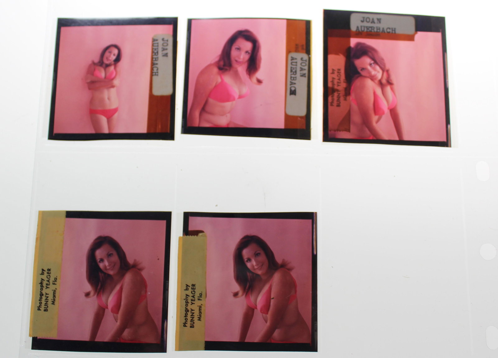 Joan Auerbach Negatives (5): 2.5 x 2.5