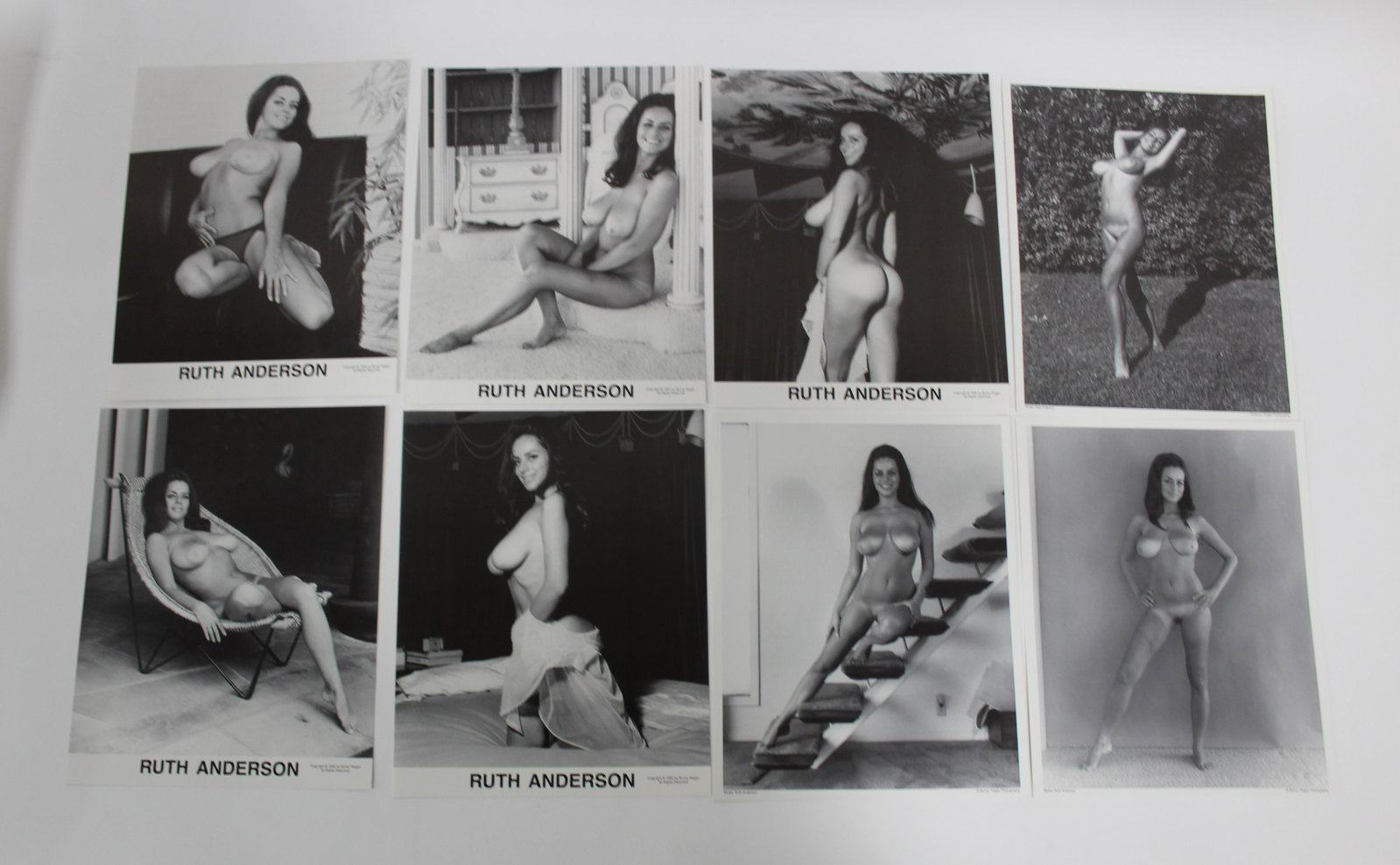 Ruth Anderson Photos (8): All different shots. 8 x 10.