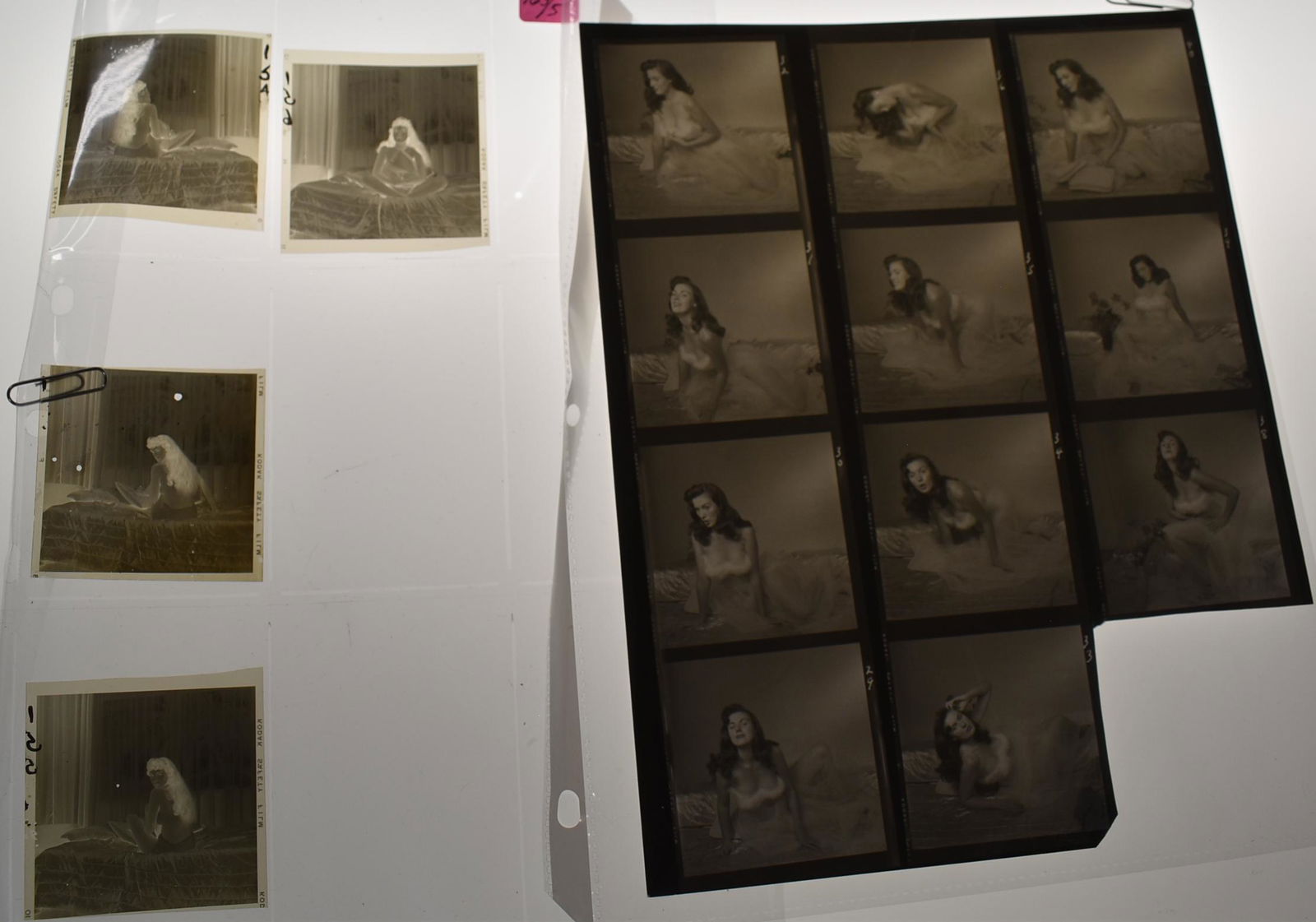 (4) 3x3 Negatives. & Contac Sheets (11) Images (1 of 1)