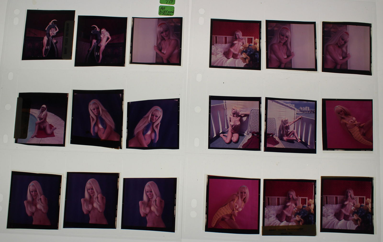 (18) Transparencies. 3x3 (1 of 3)