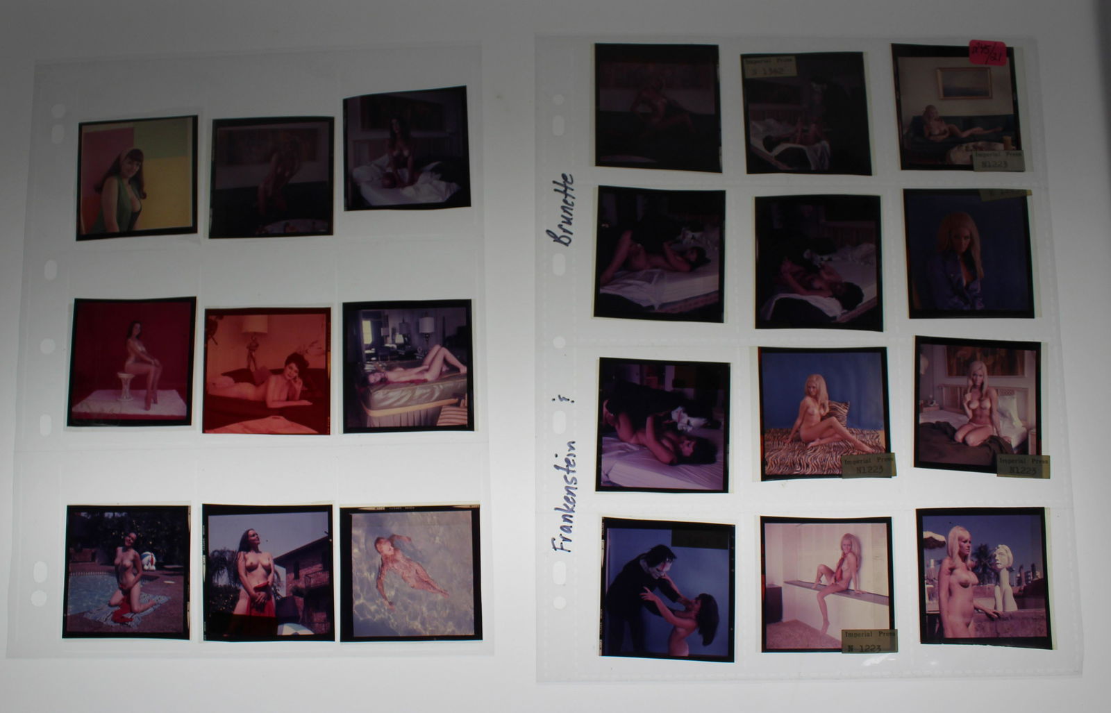 (21) Transparency's 3x3 . (1 of 3)