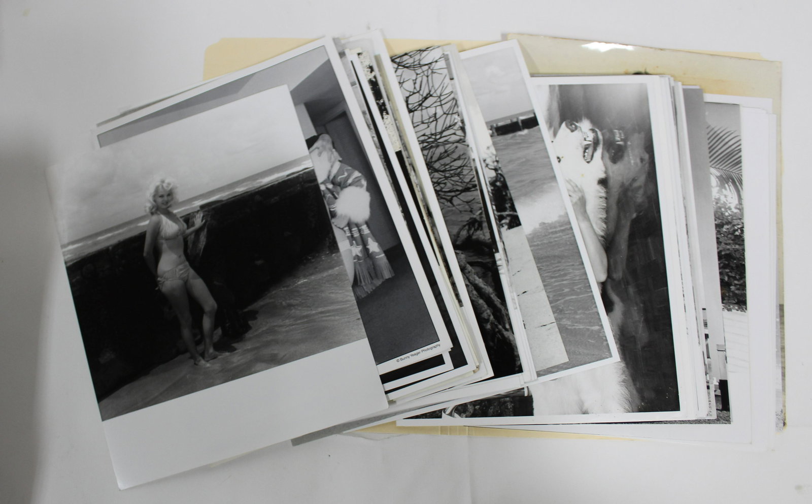 (25) Photos 8x10: (25) Double Stock. 8x10 of Models Bunny Yeager Worked With Over The Years.