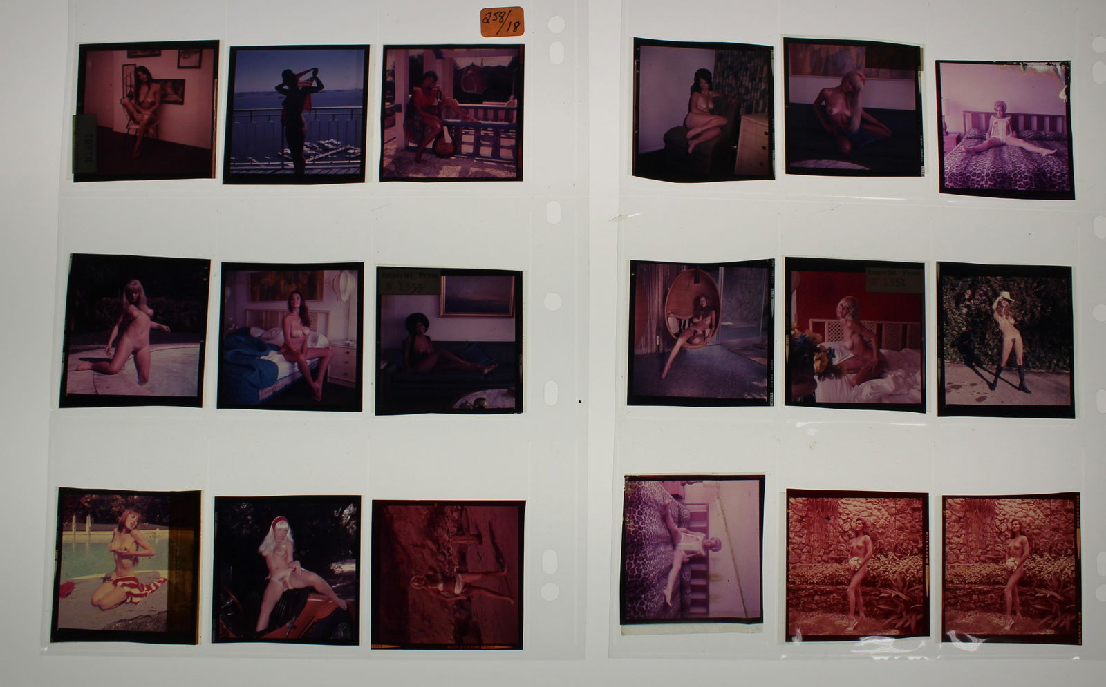 (18) 3x3 Trasparencys of Different Models. (1 of 3)