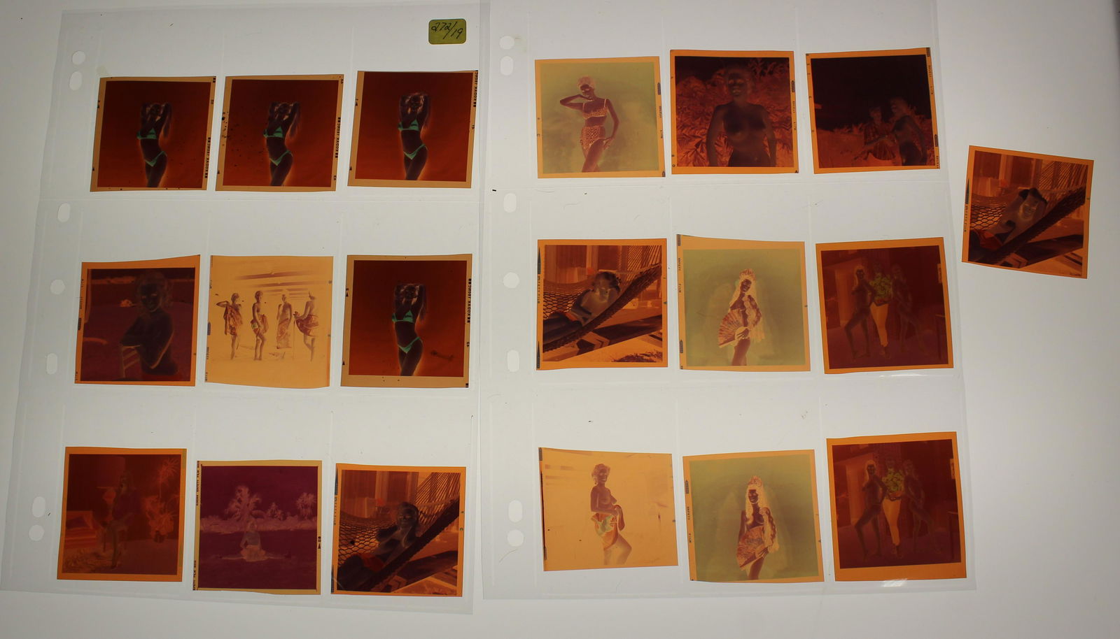 (19) 3x3 Colored Negatives (1 of 3)