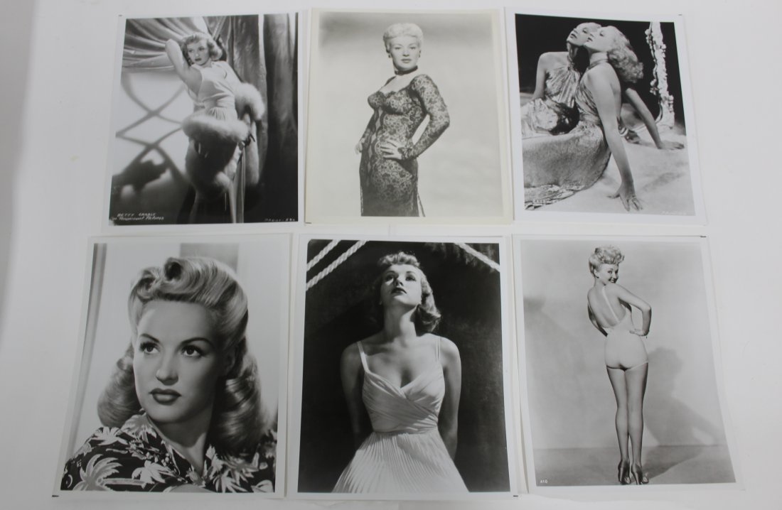 Betty Grable Pin-Up & Glamour Photos.(6): 8x10