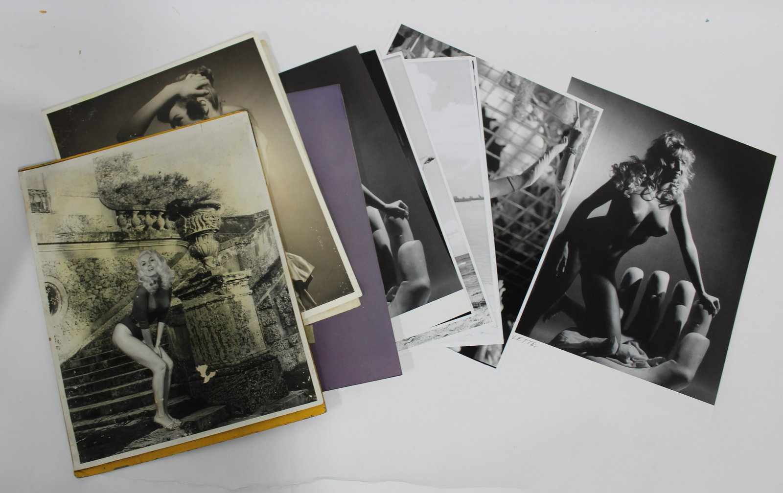 (12) 11x14 Photos . Mix Models.: (12) 11x14 Photos of Bettie Page, Nicolette York, Bunny Yeager & Other Unidentified Models.