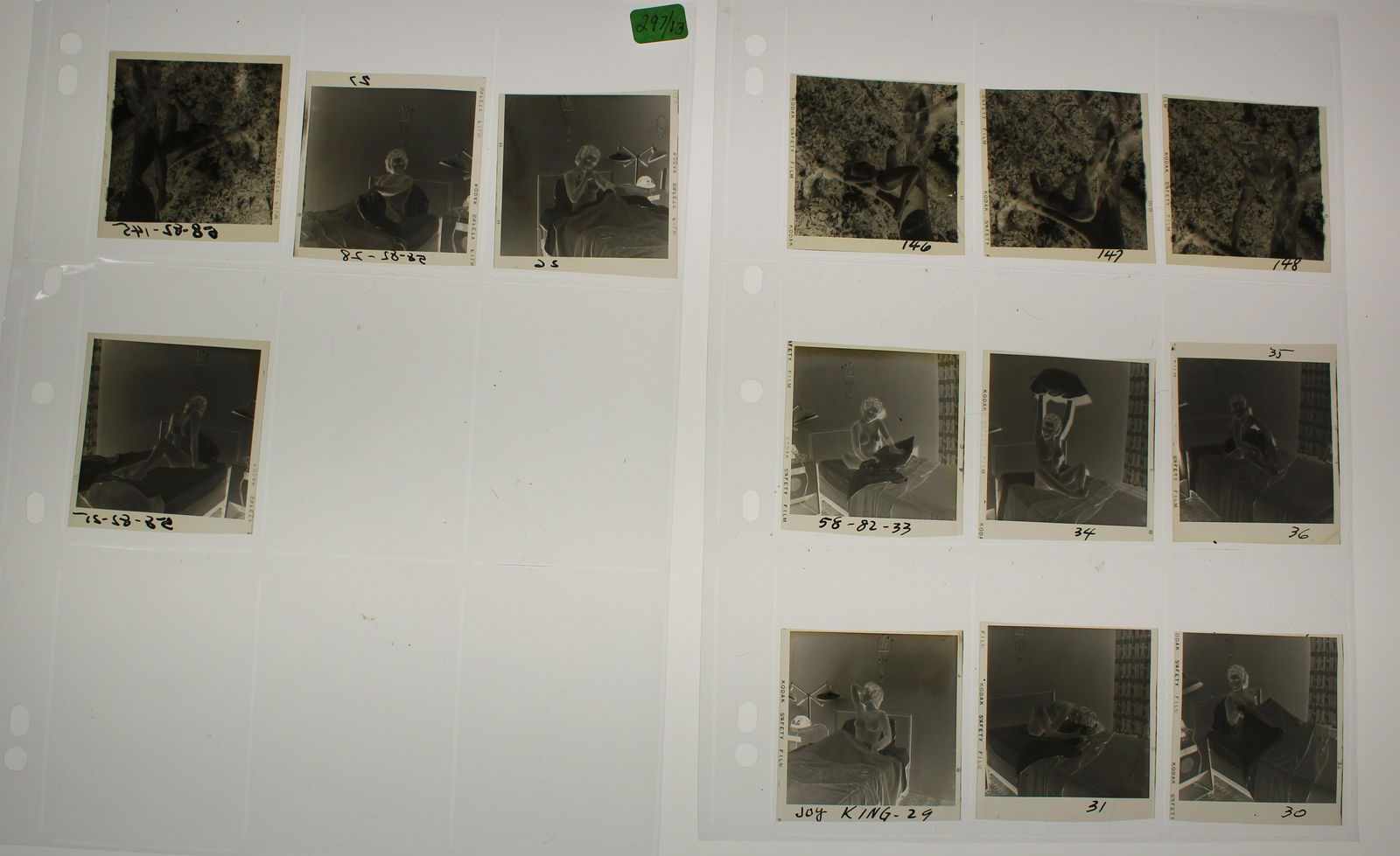 (13) 3x3 Negatives All Different Poses. (1 of 3)