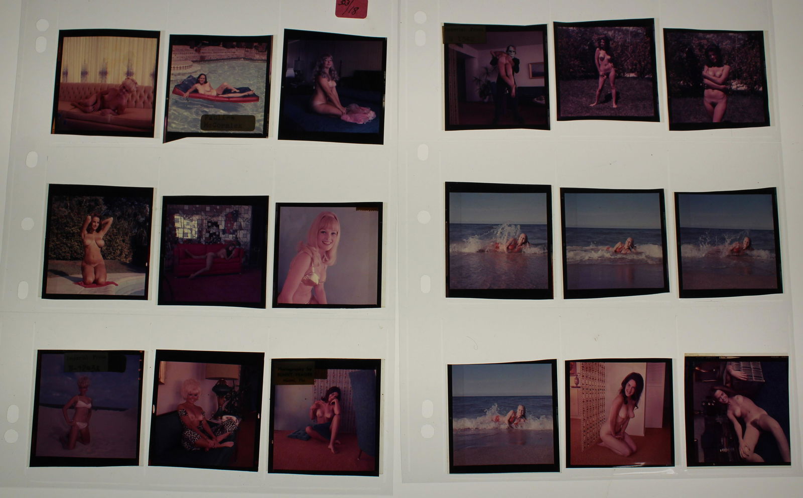 (18) 3x3 Trasparencies of Different Models. (1 of 3)