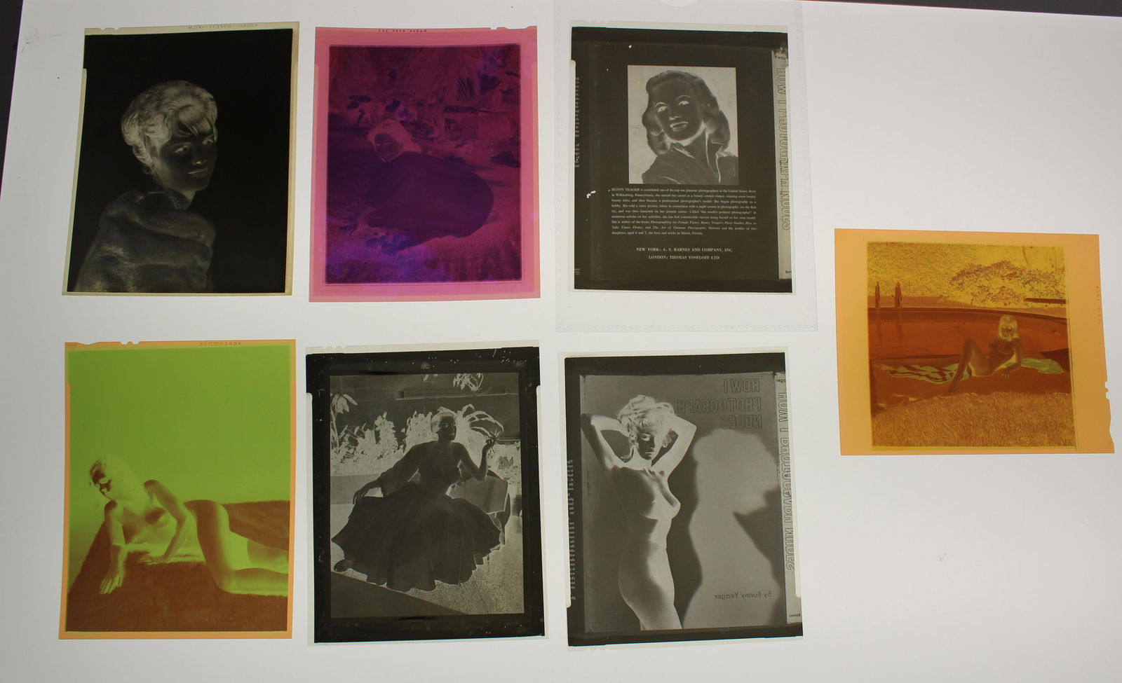 (7) 4x5 Colored & B&W Negatives (1 of 1)