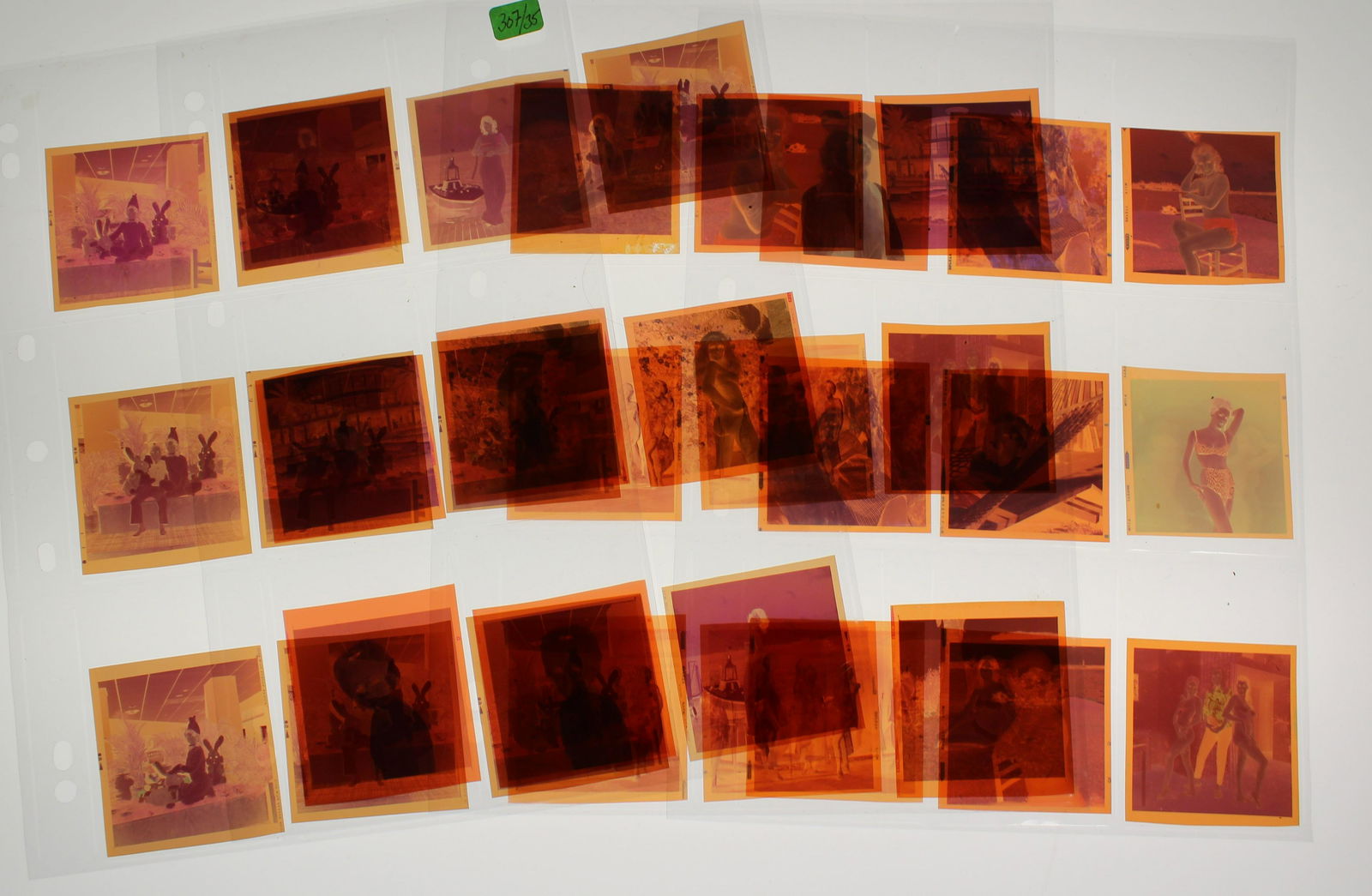 (35) Colored Negatives 3x3. (1 of 6)