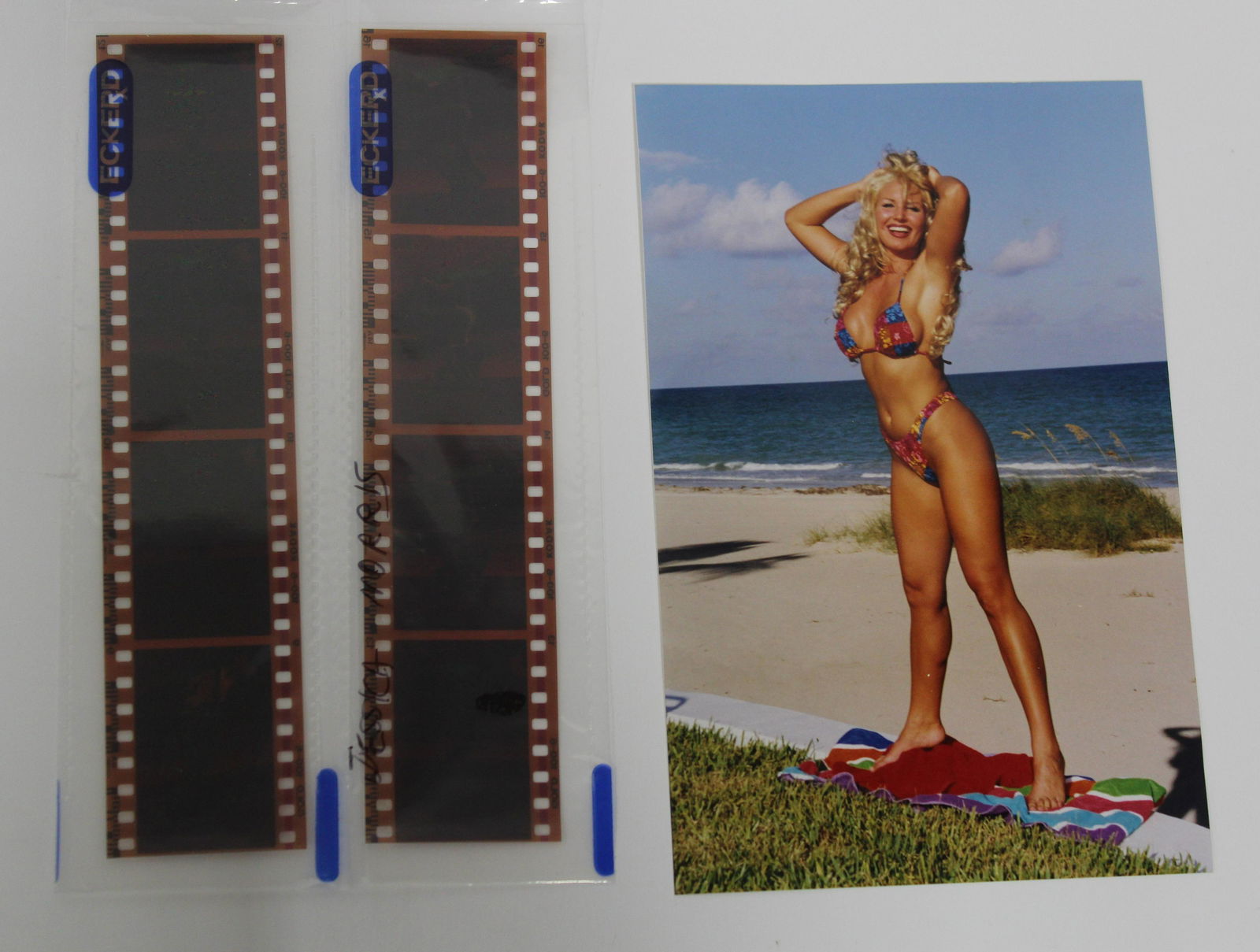 (2) Negative Strips. (1) 4x5 Photo Jessica Morris (1 of 2)