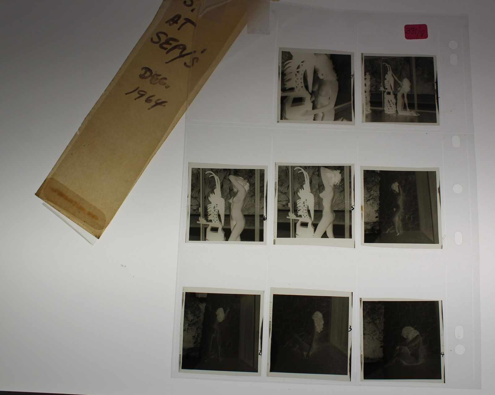 (8) 3x3 B&W Negatives (1 of 3)