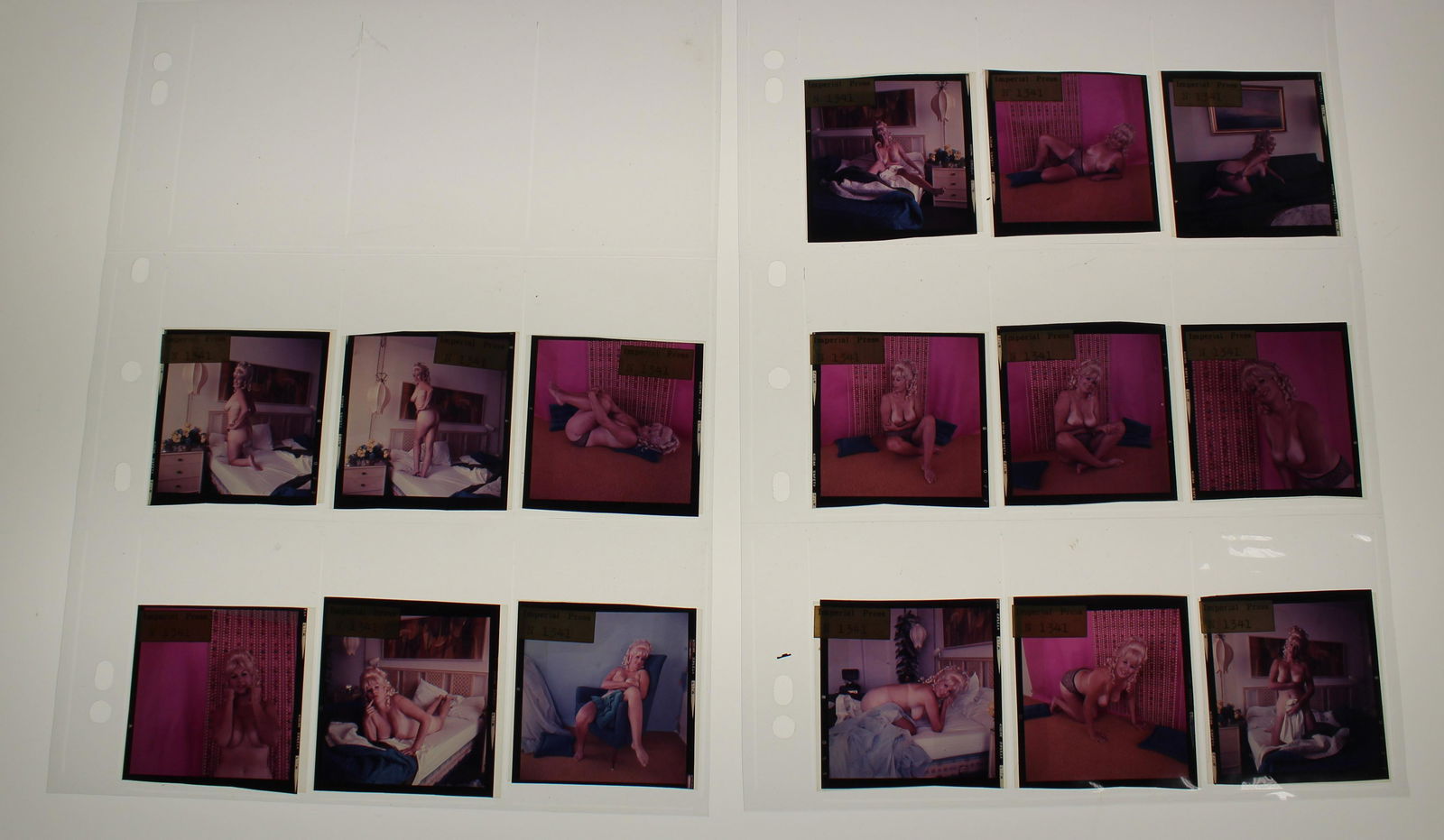 (15) 3x3 Transparencies. Imperial Press Lable. (1 of 4)