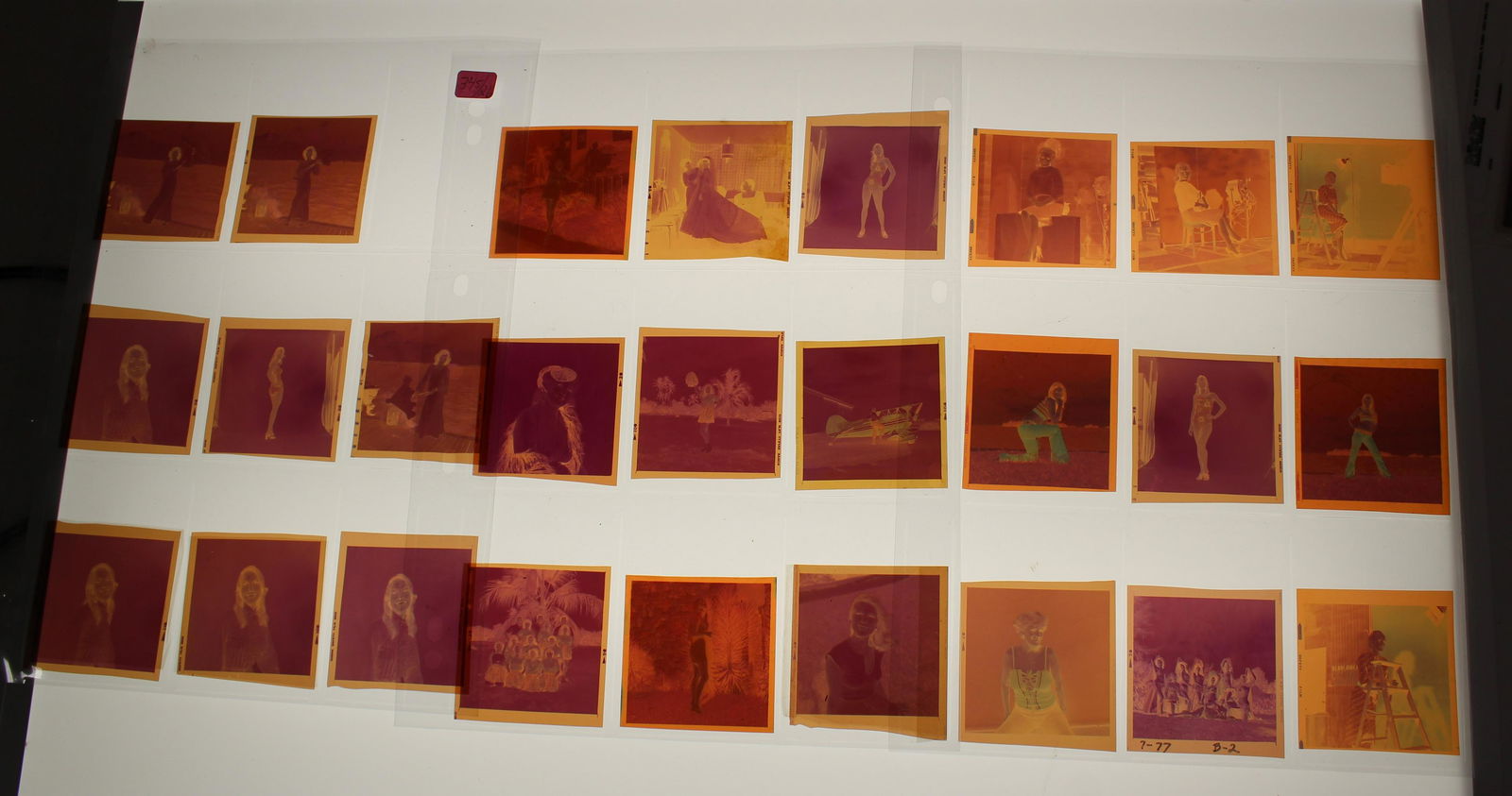 (26) 3x3 Colored Negatives. (1 of 4)