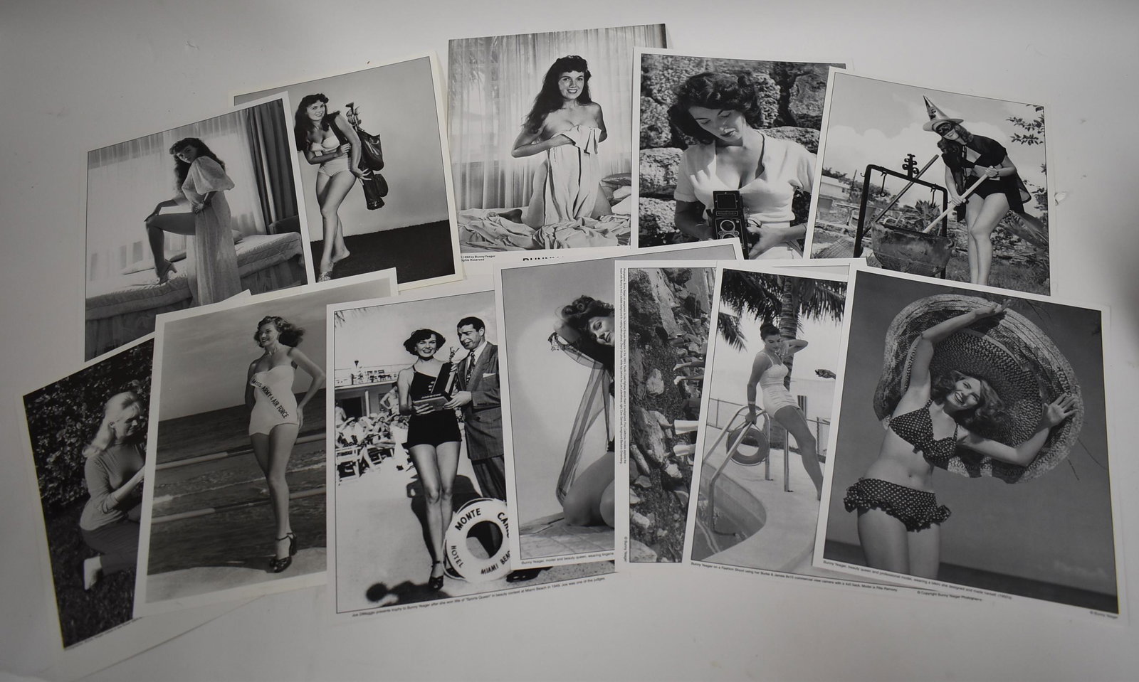 8x10 (300)+ Photos Bunny Yeager.: 8x10 Double Stock. (300)+ Photos Bunny Yeager (12) Different Poses.
